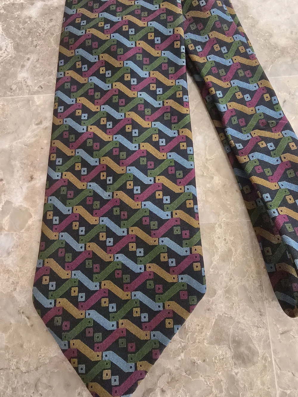 Vintage HERMES Abstract Tie